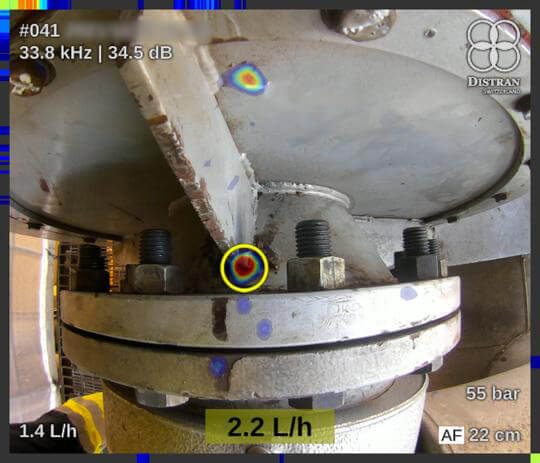 Vacuum leak cracked detected on a steam condenser at a CCGT Power Station