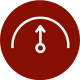 20 m radius at 180°