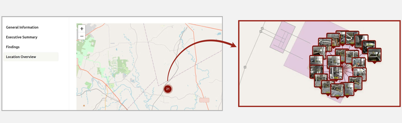 Dashboard map